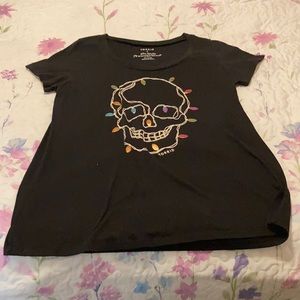 Torrid Christmas Skull Tee